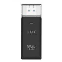 ความเร็วสูง2 In 1 USB 3.0อุปกรณ์จัดเก็บข้อมูล SDXC TF T-Flash การ์ดความจำอะแดปเตอร์สำหรับตัวอ่าน