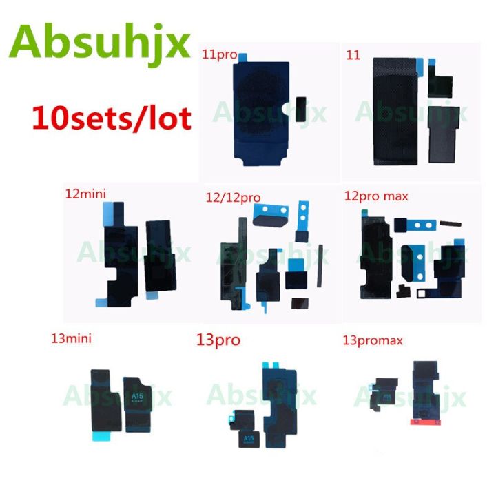 good-quality-nang20403736363-absuhjx-สติกเกอร์ระบายความร้อน10ชุดสำหรับ-iphone-x-xs-max-8-7-plus-xr-11-12-pro-max-13กาวขนาดเล็กลอจิกบอร์ดเคสระบายความร้อน