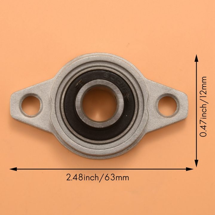 4pcs-kfl001-12mm-zinc-alloy-self-aligning-pillow-block-flange-bearing-rhombic-bearing-housing