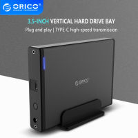 ORICO 7688C3 3.5 HDD Case Type C Hard Drive Enclosure SATA to USB 3.0 External Hard Drive Reader for 2.53.5HDD Support 16TB