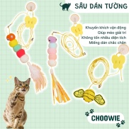 Đồ chơi cho mèo dây treo co giãn dán tường giao ngẫu nhiên Choowie Pet Shop