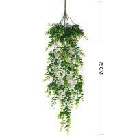 Artificial Eucalyptus Ivy Hanging Plants Fake Hanging Greenery Vines UV Resistant Plastic Plants for Wall Home Indoor Outdoor Garden Wedding Garland Decoration