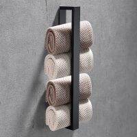 Null BBA 40cm Bathroom Stainless Steel Towel Rack Washcloth Facecloth Holder Self-Adhesive Home Kitchen Supplies