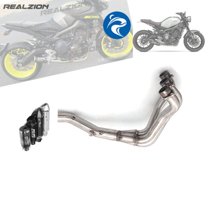 Reygeak 51mm Big Elbow Mt09 Xsr900 Exhaust Mufflers Pipes For Yamaha Mt 09 Xsr 900 Accessories 1688