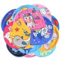 New Cute Anime Children Waterproof Swimming Caps Protective Ears Long Hair Sports Swim Pool Hat Cartoon Swimming Caps for Kids Swim Caps