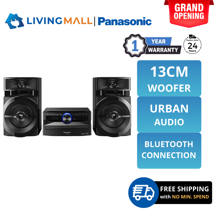 Panasonic SC-UX100 HiFi System Bluetooth Speaker Woofer Remote Control ...