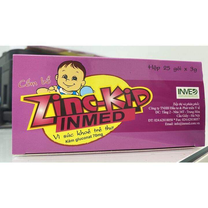 Zinc Kid Inmed.Bổ Sung Kẽm Dạng Cốm Hương Dâu Cho Bé.Tiêu Hóa Tốt,Ăn