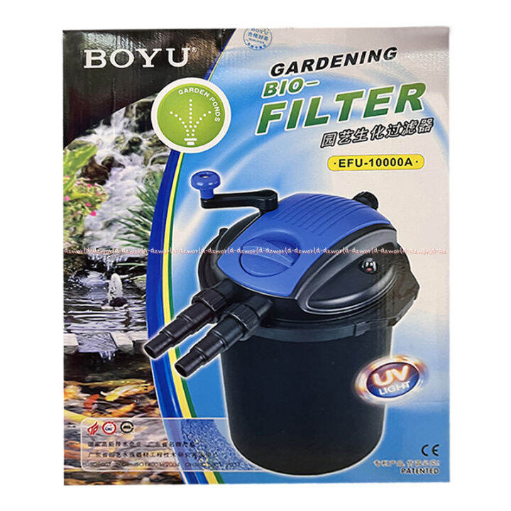 Boyu Gardening Bio Filter Efu 10000A Alat Filter Penyaring Saringan ...