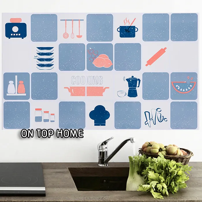 TOP H Waterproof Kitchen Antioil Wall Stickers Paper Lazada PH