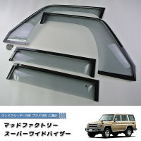 คิ้วกันสาดรถ กันฝน TOYOTA LAND CRUISER VX70 (SUPER WIDE TYPE) Weather Guard/Rain Deflector/Window Visor