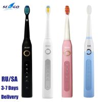 HOKDS Seago Sonic Electric Toothbrush SG-507 Ultrasonic Rechargeable Toothbrush 5 Mode IPX7 Waterproof Tooth Brush 2 Min Timer