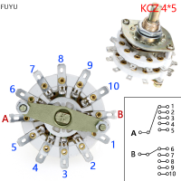 FUYU Kcz 2 POLE 6/7/8/9/10/11 4 POLE 3/5ตำแหน่งด้วย Channel ROTARY SWITCH SELECTOR พร้อม CAP ROTARY SWITCH SELECTOR