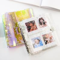 100/200 Pockets Photo Album 3/5 inches Laser Album Photo Holder Business Card Bag Star photocard binder holder instax mini album