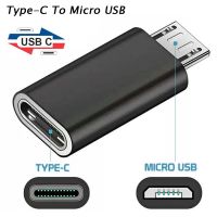 ขั้วต่อตัวแปลงที่ชาร์จ USB-C แบบไมโคร USB ตัวผู้เป็นอะแดปเตอร์ตัวเมีย Type C สำหรับ Xiaomi Huawei Redmi Android