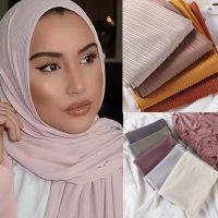 【CC】◊☑❅  Fashion Ribbed Jersey Hijabs Shawl Muslim Africa Headband Soft Stretch Scarf Sample Plain Color Headwrap 175X70CM