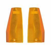 Corner Parking Light Pair Set for 1984-1997 Jeep Cherokee Wagoneer Comanche Pickup Truck 56000111 56000110