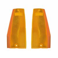 Corner Parking Light Pair Set for 1984-1997 Jeep Cherokee Wagoneer Comanche Pickup Truck 56000111 56000110