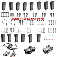 ZZOOI Z908 Pro 4K HD Professional ESC Camera RC Drone Quadcopter Parts 3.7V 2000MAH Battery/Propeller /USB/4 To 1 Line/Protect Frame