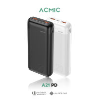 ACMIC A21PD Powerbank 20000 mAh (QC 3.0) | PD20W พาวเวอร์แบงค์ชาร์จเร็ว ของแท้ 100% ประกันสินค้า 1 ปี