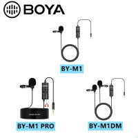 BOYA BY-M1M1 PROM1DM 6m Omnidirectional Condenser Monitor Lavalier Microphone for Canon DSLR Podcast Nikon 13 6 X