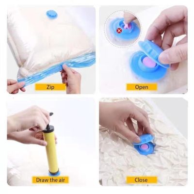 Transparent Storage Bag Clothing Bedding Vacuum Compression Bags Travel Package