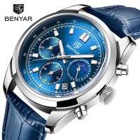 ❀❀ Benyar Binya cross-border new three-eye multi-functional mens quartz watch fashion waterproof trendy 5193