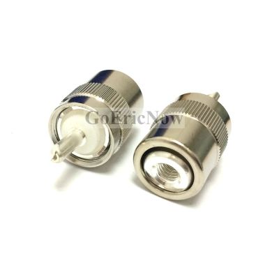 5pcs RF Coax Plug PL259 UHF Male for RG5 RG6 5D-FB LMR300 Cable straight Connector