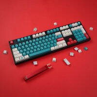 GMK ปุ่มกดสีฟ้าความสูงเดิมครบชุด PBT ความร้อนระเหิดกลปุ่มกด7587