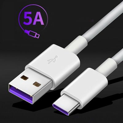 Fast Charging 5A USB Type C Cable Mobile Phone Charger Type C Data Cord for Xiaomi Redmi Huawei P40 MAte 30 Samsung S9 S20 Wall Chargers