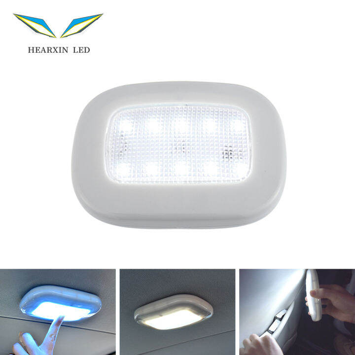 Night Light Car Led Roof Lamp Auto Interior Dome Reading Light Touch USB Charging Atmosphere