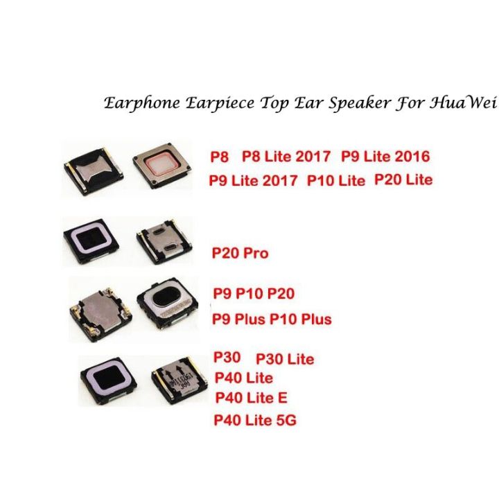 10ชิ้นหูฟังหูฟังในตัวหูฟังสำหรับ Huawei P40 Lite E 5G P30 P20 Pro P10 P9 Plus Mini P8 Lite 2017