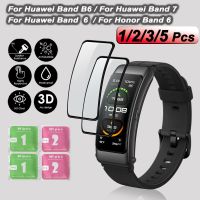 Soft Screen Protector For Huawei Band 7 6 B6 B7 Honor Band 6 Glass Replacement 3D Curved Full Protective Film Cover Smartwatch