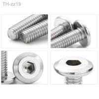 M2 M3 M4 M5 M6 M8 M10 304 Stainless Steel Large Flat Hex Hexagon Socket Head Allen Furniture Rivet Screw Connector Joint Bolt