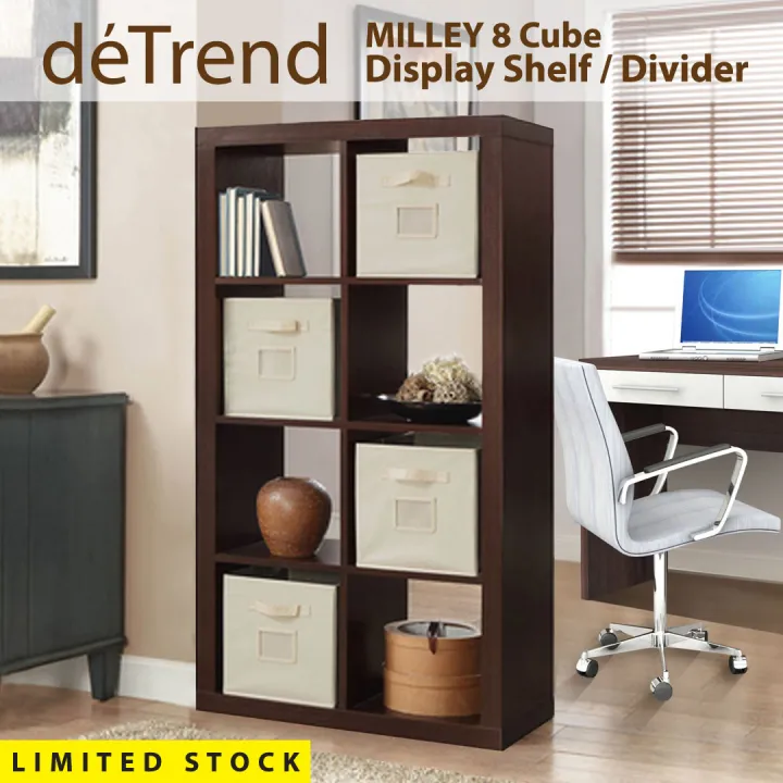 D Trend Miley 8 Cube Display Shelf, Bayside Furnishings Room Divider Bookcase Costco