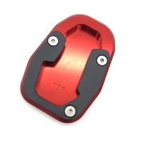 Motorcycle Side Stand Enlarge Plate Pad CNC Aluminum Accessories for DUCATI DESERT X 2022 2023 Red