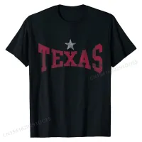 เสื้อยืดคอกลมผู้ชายพิมพ์ลายพิเศษ VINTAGE Texas texan TShirt cotton Men Normal Tees ใหม่ล่าสุด tshirts