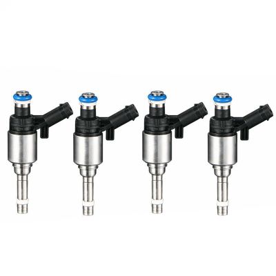 4Pcs Silver Fuel Injectors ABS Fuel Injectors for VW Passat Jetta GTI AUDI A3 A4 A5 Q5 2.0T 06H906036G