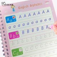 ┅ Reusable Writing Paste Calligraphy Handwriting Copybook For Kids Word Children 39;s Book English Calligraphic Letter Practice Toy