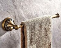 Vintage Antique Brass Towel Holder Bathroom Accessories Towel Ring Towels Bar Towel Rack Lba481