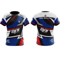 Xzx180305 new 3D print mens 2022 tshirt BMW Evo strip blistering / Baju BMW Jersey