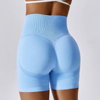 Womens Yoga Shorts Seamless Peach Hip-Lifting High Waist Sweatpants Tight Running Tight Gym Push Up Fitness Shorts Women