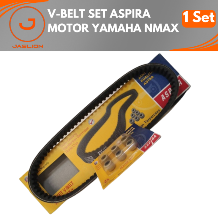 Paket Vanbelt Set Plus Roller Aspira Astra V Belt Kit Untuk Motor Yamaha N Max Nmax Lazada