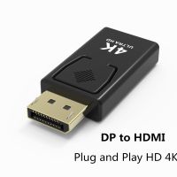 4K DisplayPort to HDMI Adapter Converter Display Port 1080P Male DP to Female HD TV Cable Adapt Video For PC TV Cable