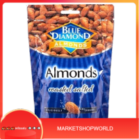 Almonds Roasted Salted Blue Diamond 400 G. พร้อมส่ง