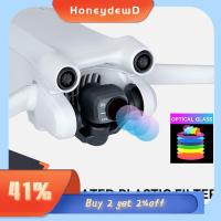 HONEYDEWD ของใหม่ กล้องหน้า ฟิล์มป้องกันเลนส์ สำหรับ DJI มินิ3โปร โพลาไรเซอร์ ตัวกรองเลนส์ ตัวกรองกระจก