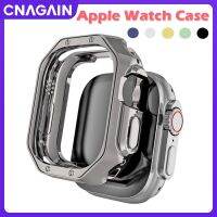 เคสสำหรับ Apple Watch ป้องกันเป็นพิเศษ49มม. 45มม. 41มม. กันตกสไตล์เกราะสมาร์ทวอท์ชกรอบกันชนสำหรับ8 7 SE 6 5 4 40มม. 44มม. 3/2/1 38มม. 42มม.