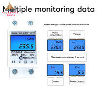 【?คลังสินค้าพร้อม + ปลาค็อด?เครื่องทดสอบเครื่องวัดพลังงานเฟสเดียวแบบดิจิตอล,เครื่องตรวจสอบการใช้ไฟฟ้า AC 220V แอมแปร์มิเตอร์ DDS662โวลต์มิเตอร์ไฟฟ้า