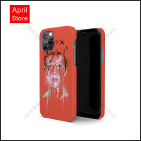 David Bowie Art กรณีโทรศัพท์มือถือ iPhone 14 Pro Max / iPhone 13 Pro Max / iPhone 12 Pro Max / iPhone 11 Pro Max / XS Max / iPhone 8 Plus / iPhone 7 plus กรณีป้องกันคอมพิวเตอร์ตก 1174