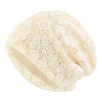 【YD】 New lace Womens Skullies Beanie Hats Hollow Turban Windproof Warm Cap Headscarf Bonnet Gorro