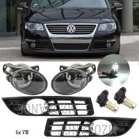 โฟล์คสวาเก้นไฟตัดหมอก LED B6 VW Passat 2006-2011กันชนหน้าฝาครอบไฟตัดหมอกกรอบไฟหน้าไฟตัดหมอกอุปกรณ์เสริมรถยนต์